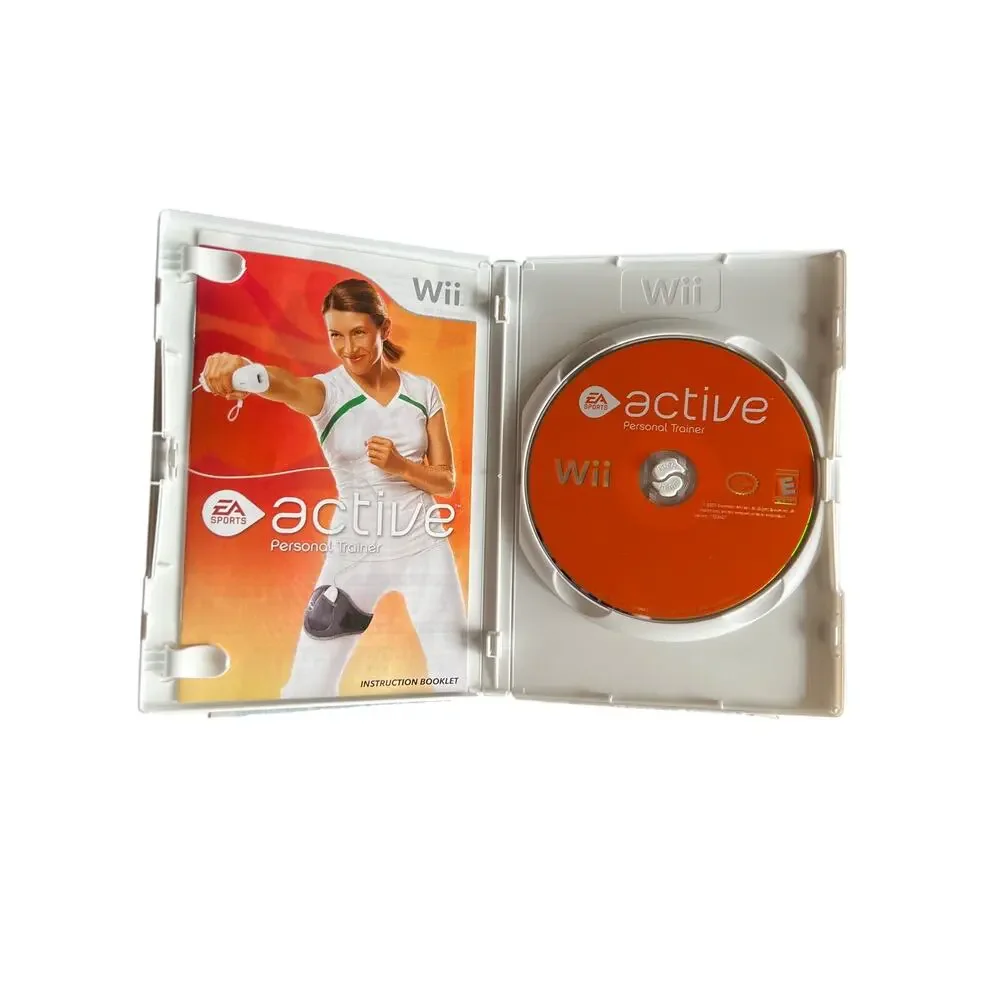 Wii Active Personal Trainer w/ Active Accessory Pack Leg Strap & Resistance Band